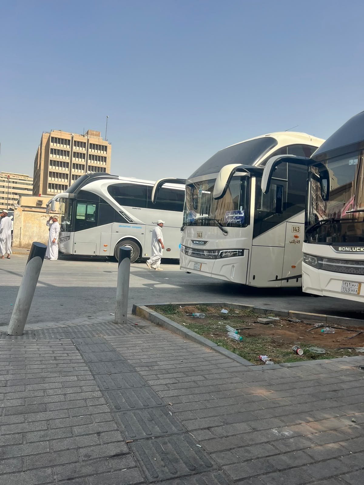 من داخل الباص